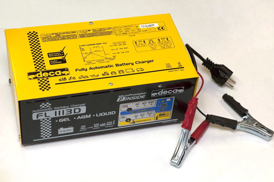 DECA FL 1113D Acculader 11 Amp 6/12/24 Volt - Afbeelding 3
