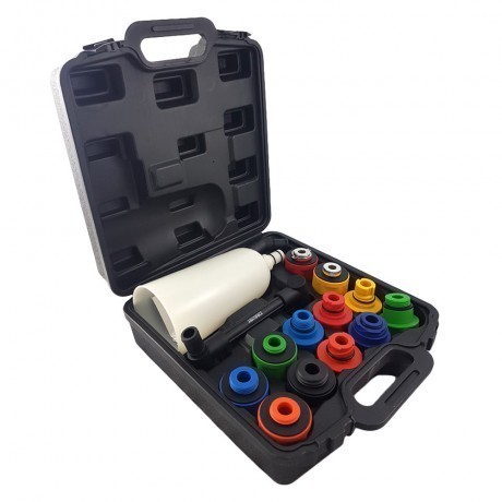 WT-1307 Coffret d’adaptateurs de remplisseurs d’huile 15 pcs – Image 2