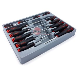 Force 2143 Schroevendraaierset Plat & Pozidriv 14 delig