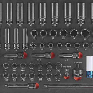 Force F4702 Foam Krachtdoppen combinatieset 70 delig