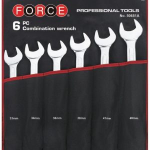 Force 50651A Jumbo Ring-Maulschlüssel Satz 6 tlg
