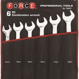 Force 50651 Jumbo Ring-Maulschlüssel Satz 6 tlg