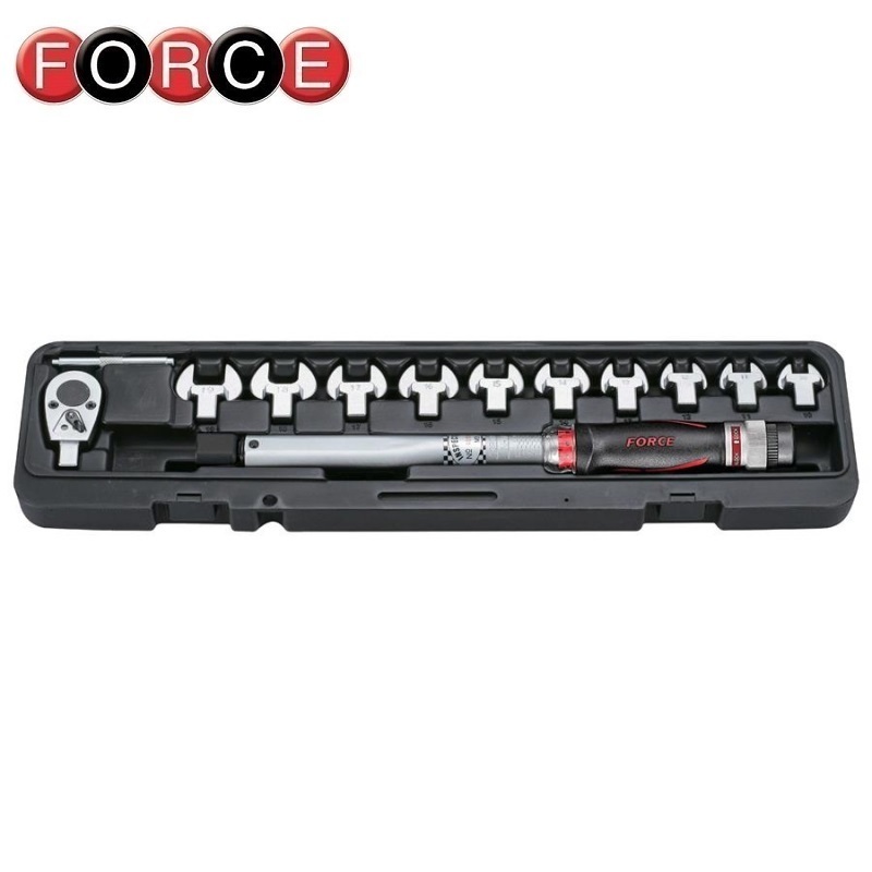 Force 64711 Clé dynamométrique avec têtes interchangeables 20 ~ 110Nm