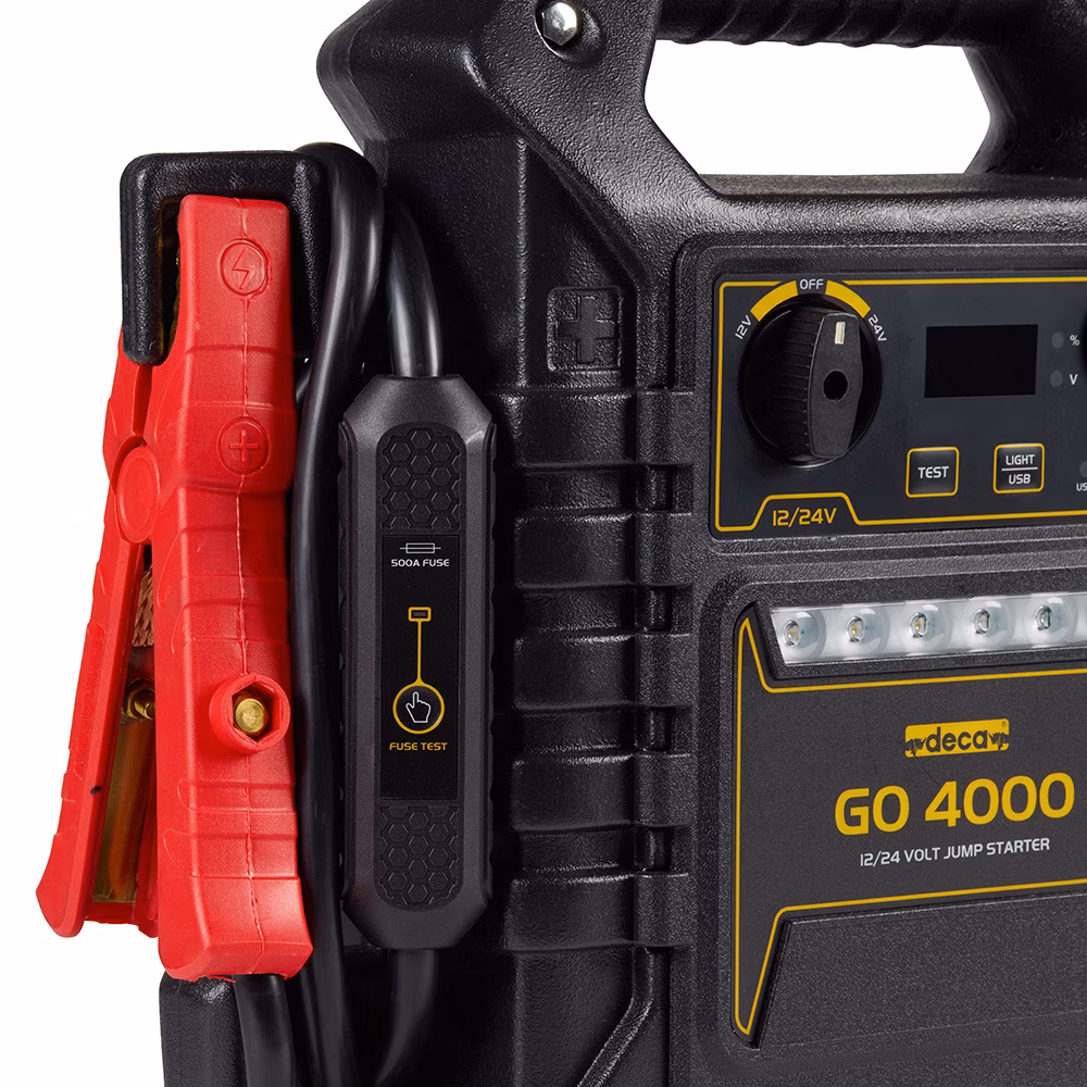 DECA GO4000 Tragbarer Starthilfe-Booster 12V/24V – 2000A / 4000A – Bild 3