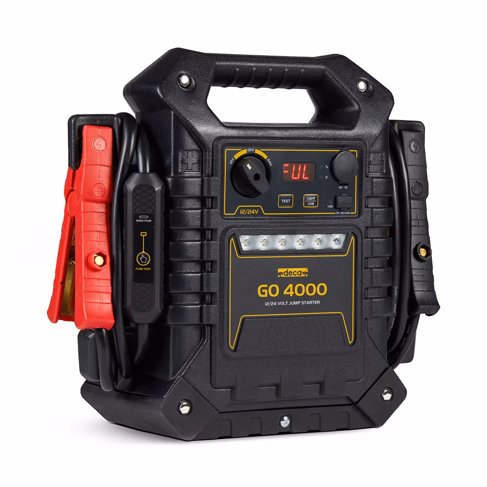 DECA GO4000 Tragbarer Starthilfe-Booster 12V/24V – 2000A / 4000A