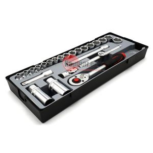 Force T3251-5 3/8" Doppenset 6-kant 24 delig