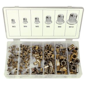 FD-1030 Sortiment Stahl Nietmuttern 150 teilig