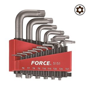 Force 5151T Haakse Resistorx sleutelset 15 delig