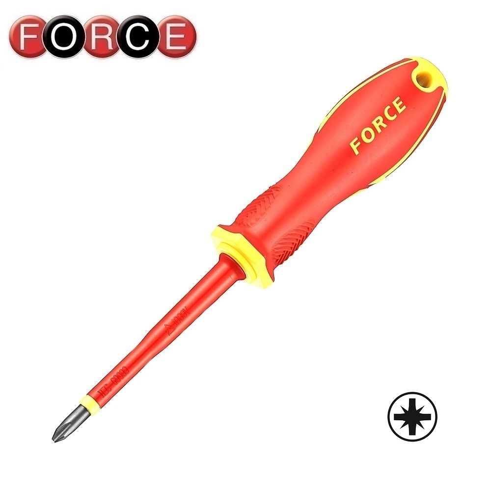 Force geïsoleerde schroevendraaiers Pozidriv