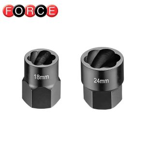 Force 1/2" Bout & moer uitdraaiers