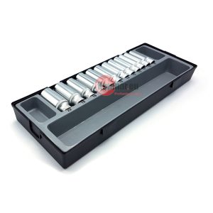 Force T3121 3/8" Doppenset lang 6-kant 12 delig