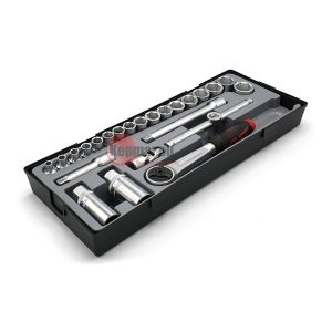 Force T3251-725 3/8" Doppenset 6-kant 24 delig
