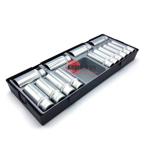 Force T4143-9 1/2" Doppenset lang 12-kant 14 delig
