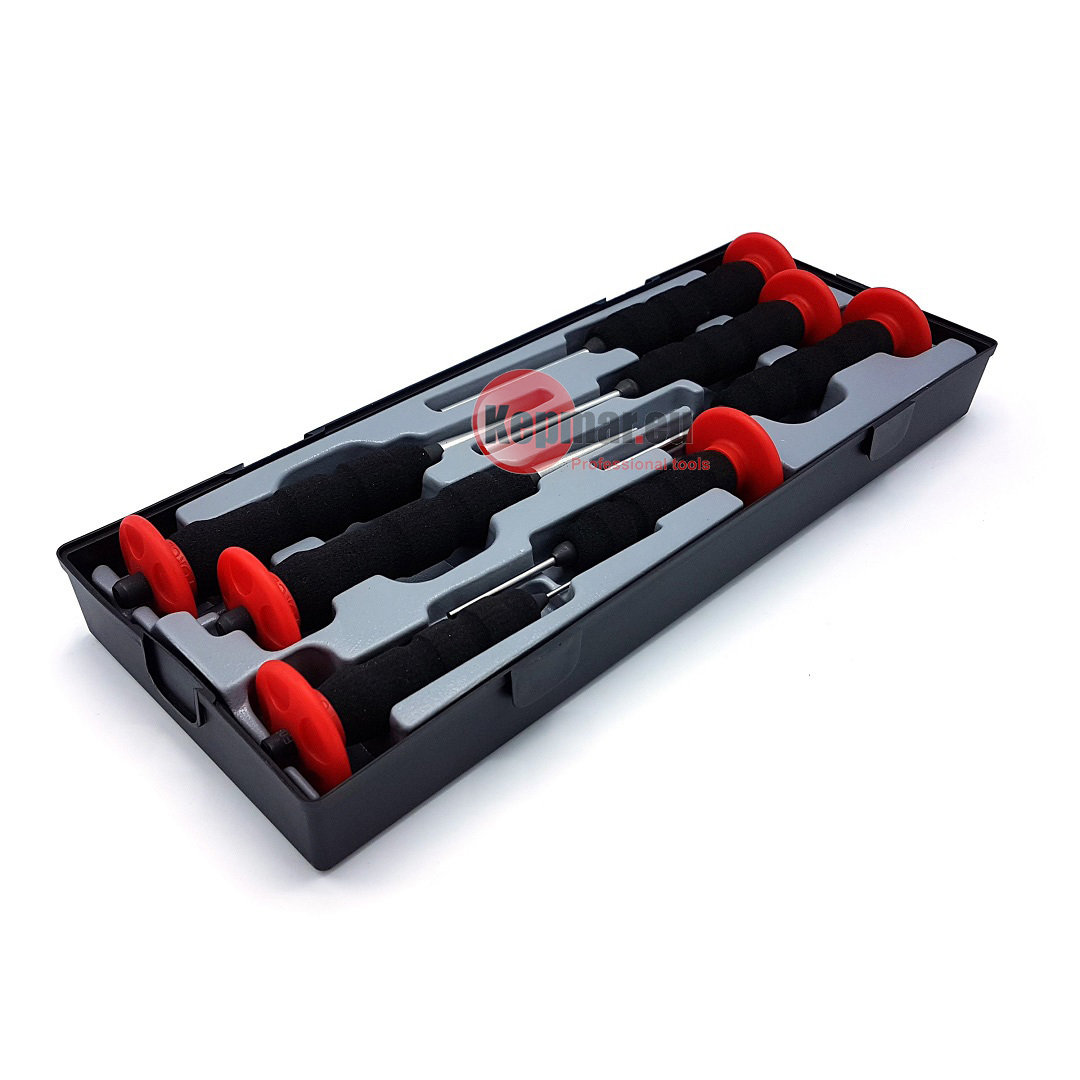 Force T50723 Quakeproof pin & taper punch set 7pc