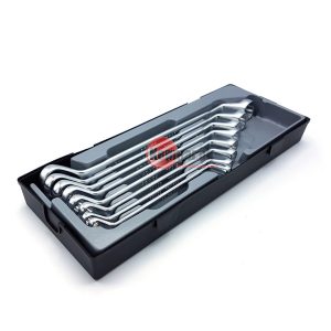 Force T5081 Dubbele ringsleutelset 8 delig (75° gebogen)