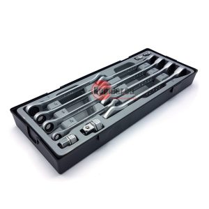 Force T51215 Steek-ratelsleutelset SAE 12 delig