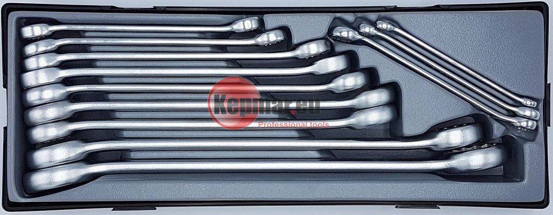 Force T51226A Doppel Ringschlüssel Satz 12 tlg (15° gekröpft) – Bild 3