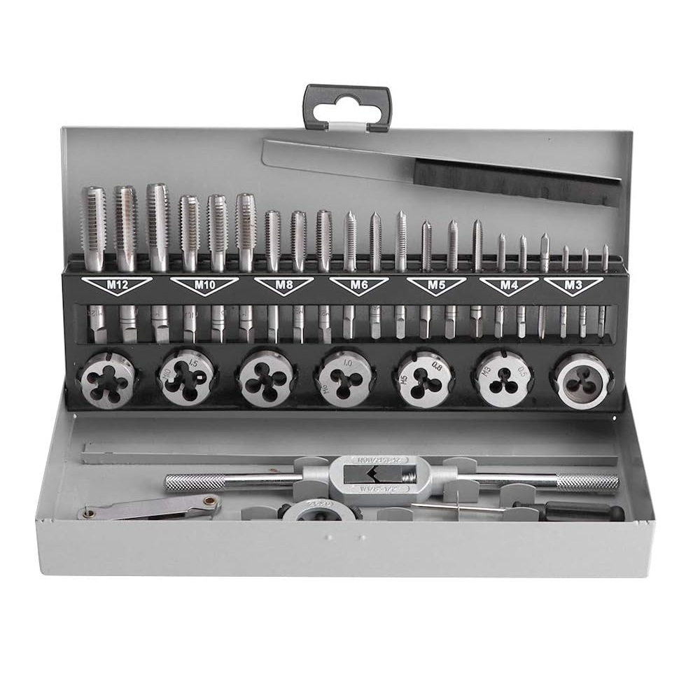 WT-2118 Coffret de tarauds et filières 32 pcs