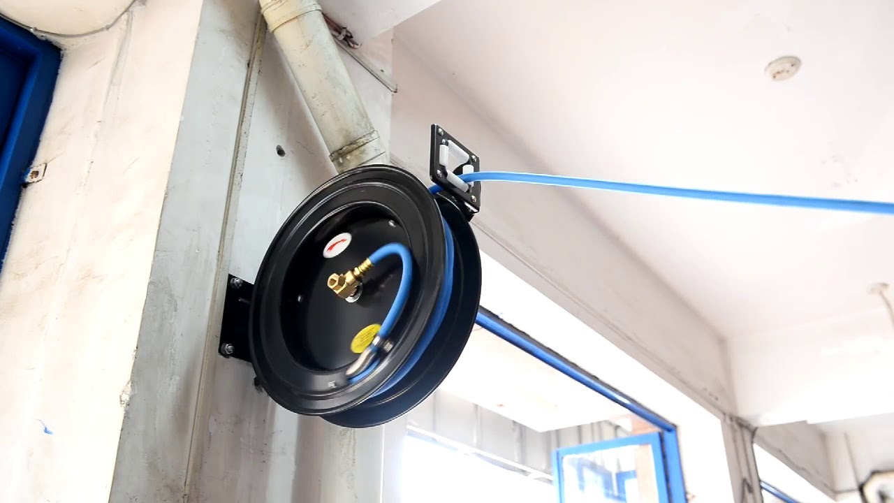 WT-330 Druckluft-Schlauchtrommel Automatik 15 meter – Bild 3