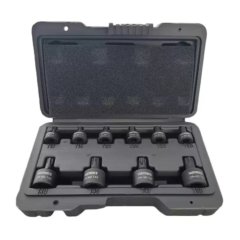 WT-8743 Low Profile Torx Impact Socket Bit Set 10pc